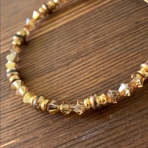GOLD BEADED BANGLE